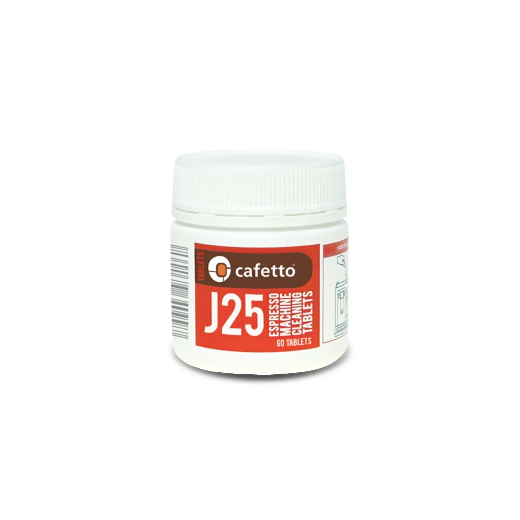 Cafetto J25 Espresso Machine Cleaning Tablets 60 Tablets