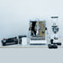 Custom White Bellezza Valentina & White Piccola Titanio 60 Coffee Grinder Package + Precision Accessories