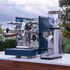 Bellezza Francesca Custom Blue With Chrome Bellezza Piccola Grinder (Brewspire Timber)