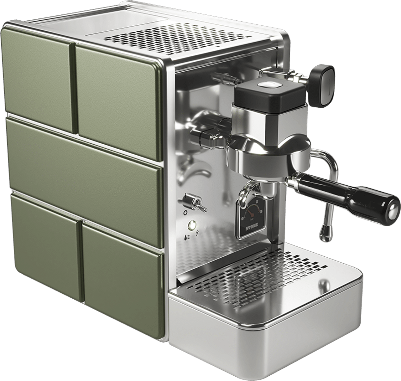 Stone Espresso Mine Green Coffee Machine