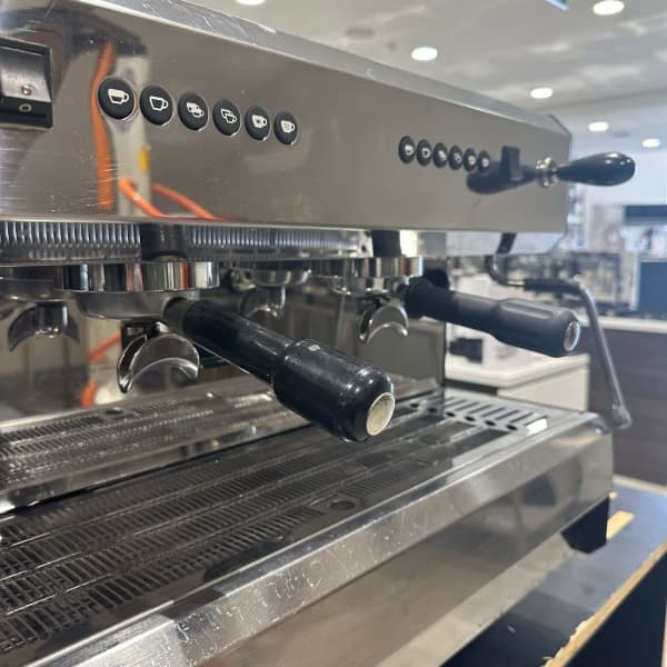 Serviced 2 Group Tall Cup Italian As New Commercial Coffee Machine