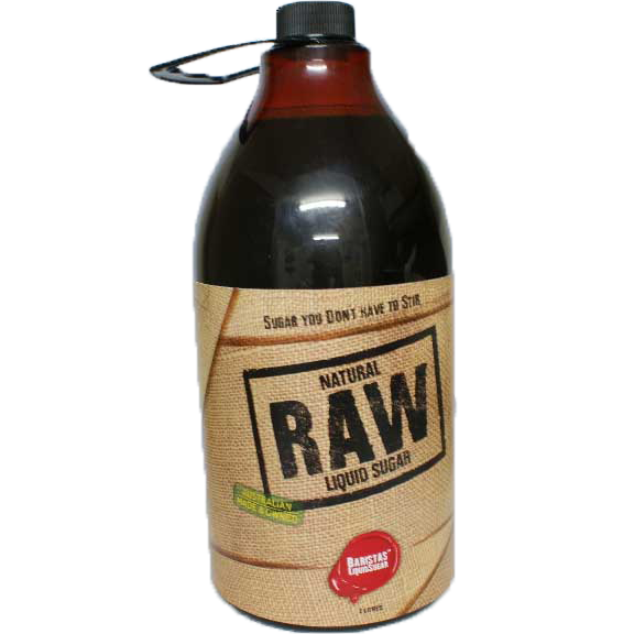 raw Baristas Liquid Sugar - 4 x 2 Litres